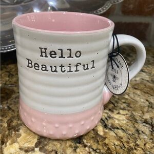 Heartland Hive HELLO BEAUTIFUL stoneware mug comes from- Brand new!
